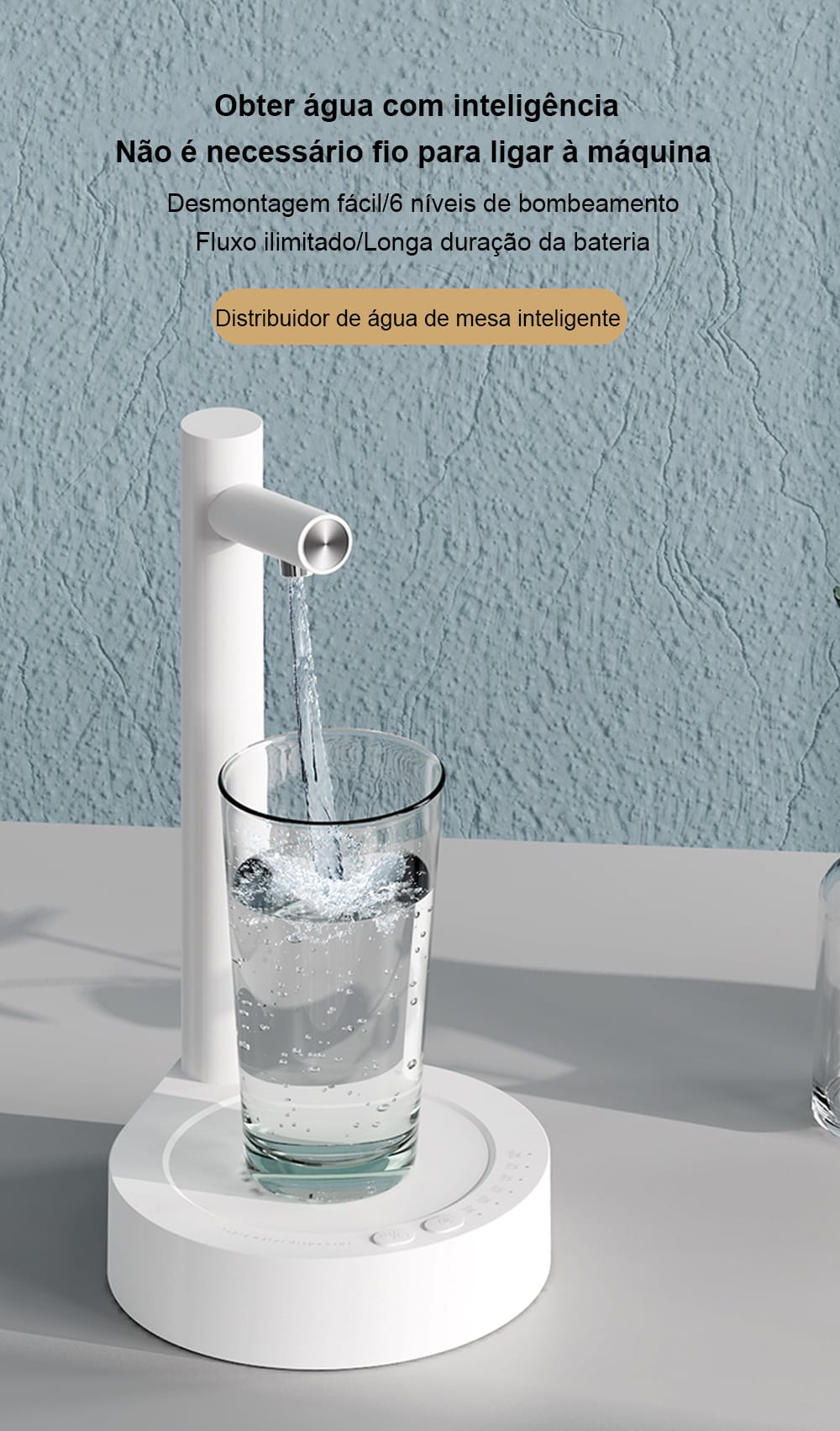 Bomba Automática Inteligente para Galão de Água:
