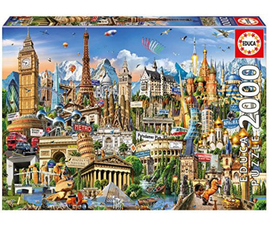 Símbolos da Europa - Puzzle 2000 peças