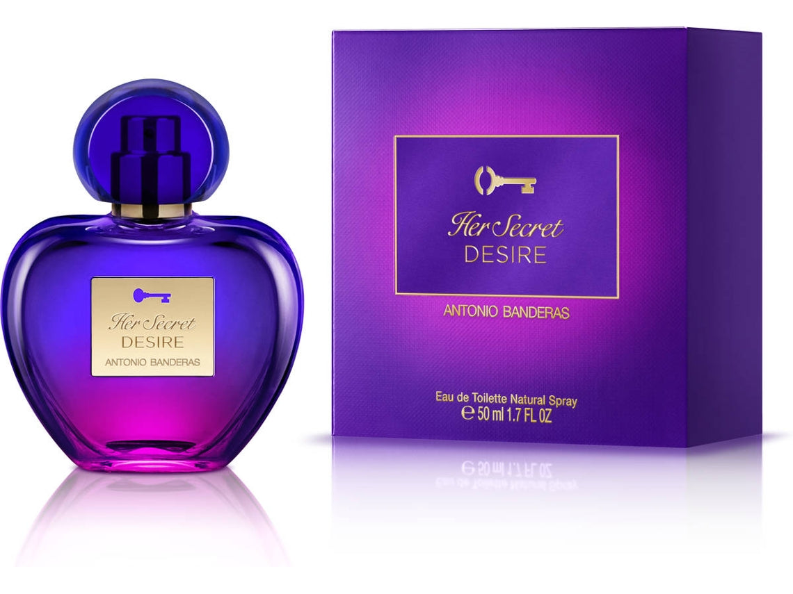 Perfume ANTONIO BANDERAS Her Secret Desire Eau de Toilette (50 ml)
