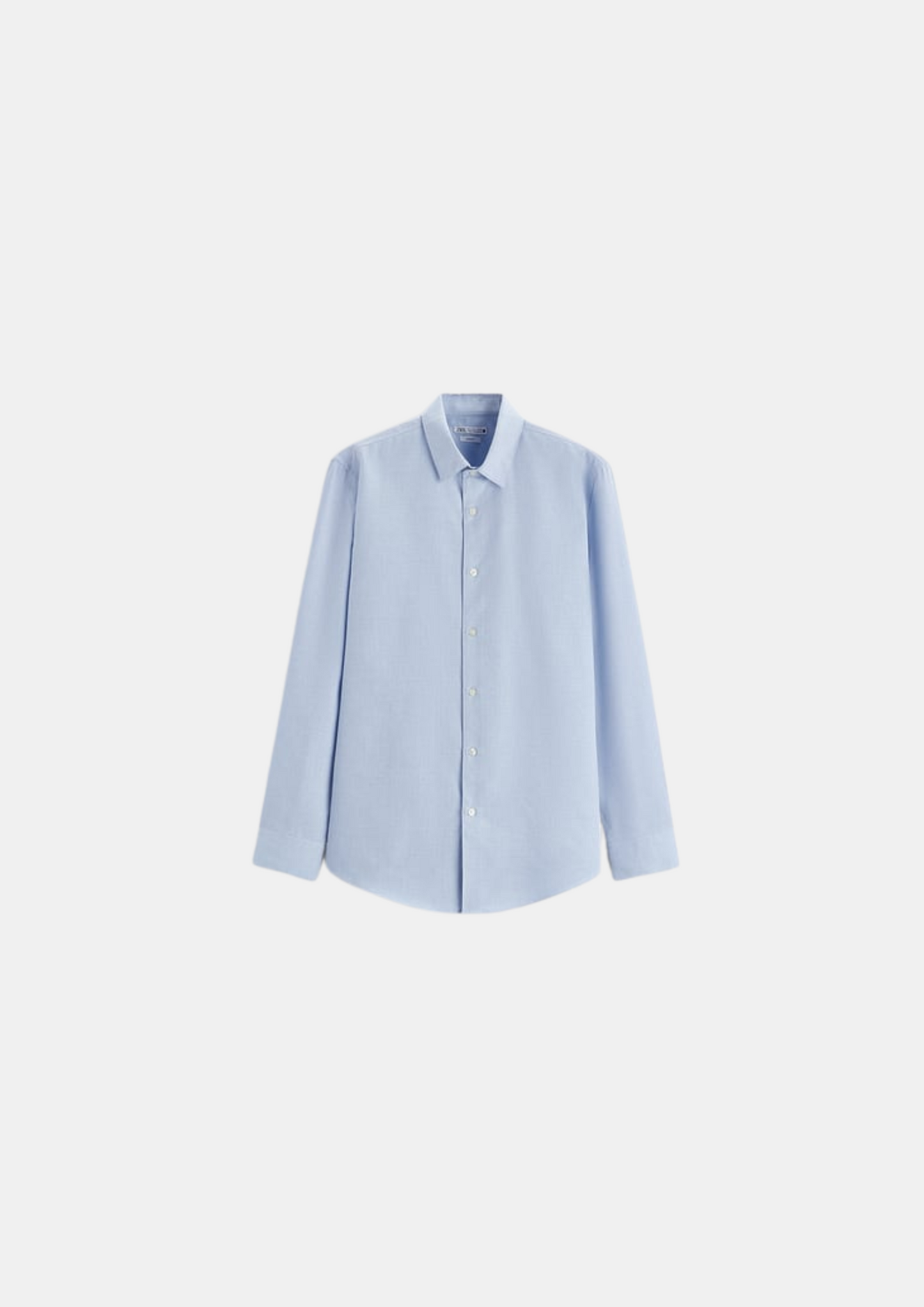 Camisa slim fit da Zara azul marinho