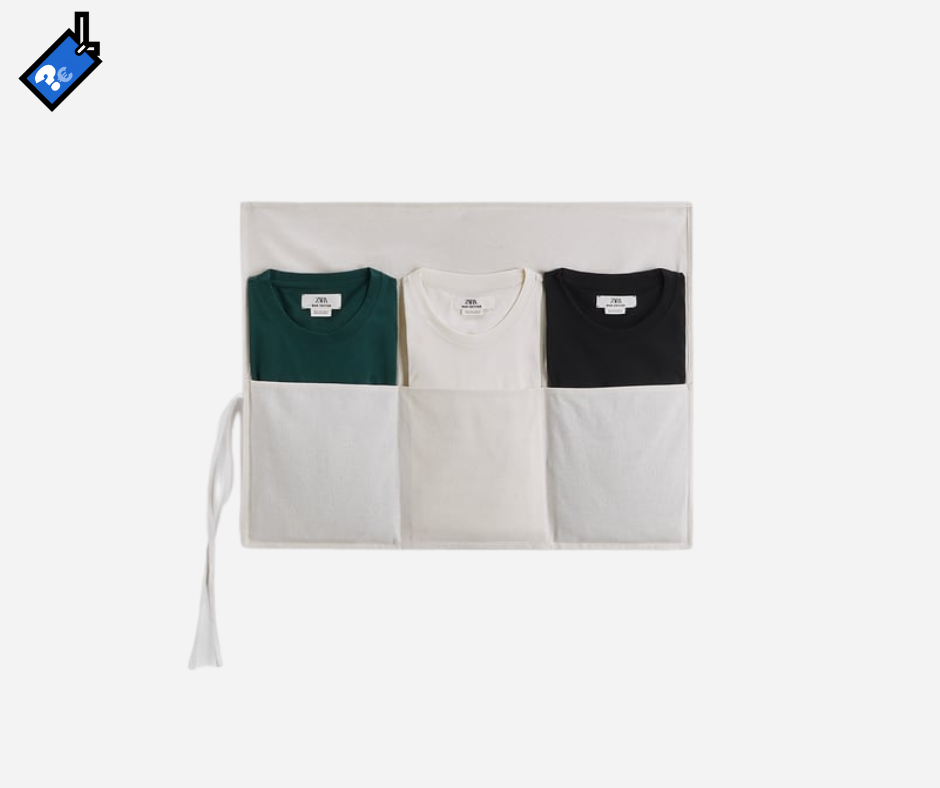 Pack de T-shirts básicas da Zara